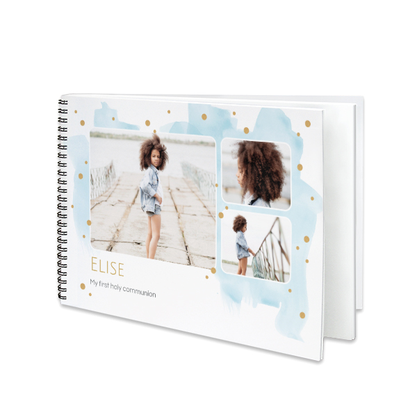 Fotoboek L liggend spiraalbinding