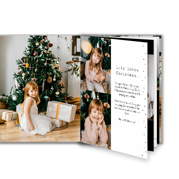 L Hochformat - Hardcover Leinen