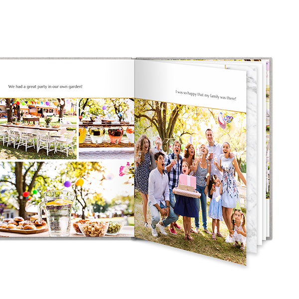 L Hochformat - Hardcover Leinen