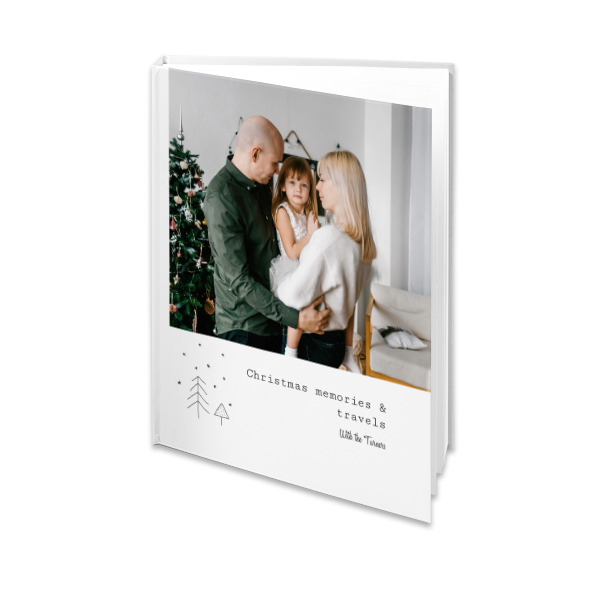 Fotoboek L staand harde fotokaft platliggende binding