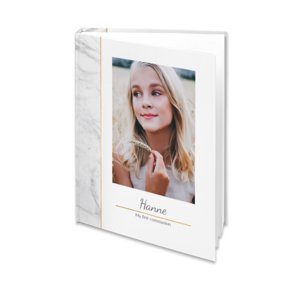 Fotoboek L staand harde fotokaft platliggende binding