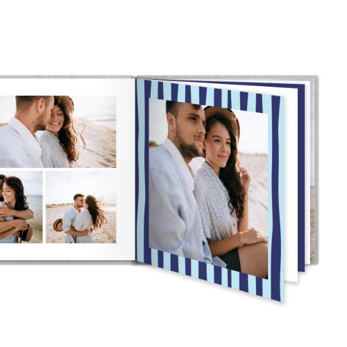 Fotoboek L vierkant linnen kaft platliggend Fotoboek L vierkant linnen kaft platliggend