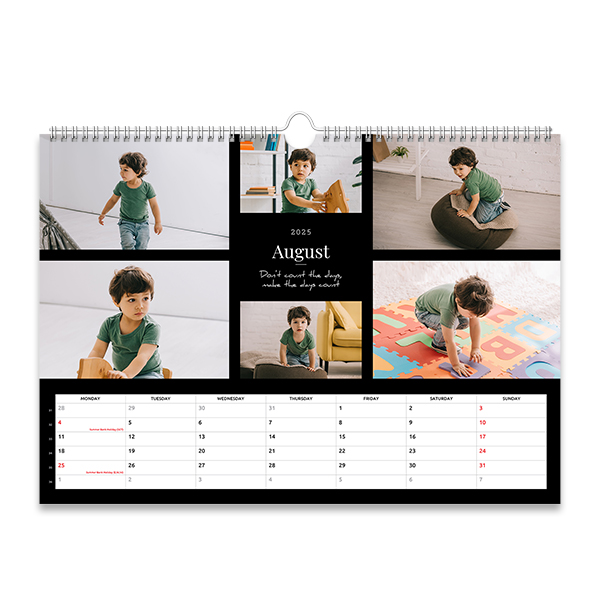 Grote panorama muurkalender A3 Grote panorama muurkalender A3