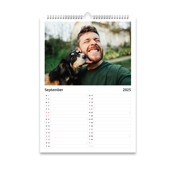 Wandkalender A3 staand Wandkalender A3 staand