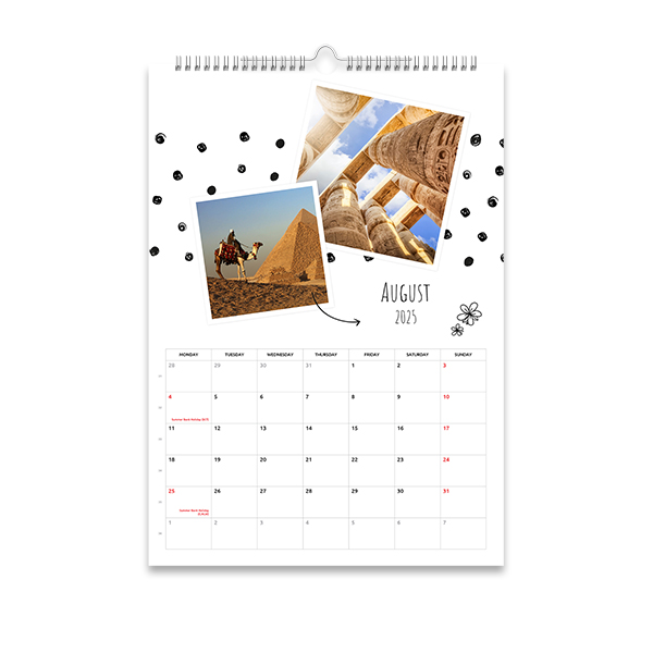 Large Portrait Wall Calendar Large Portrait Wall Calendar