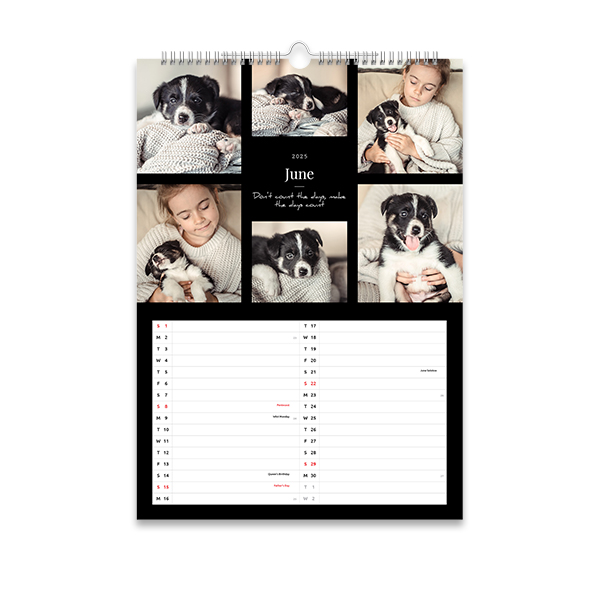 Large Portrait Wall Calendar Large Portrait Wall Calendar