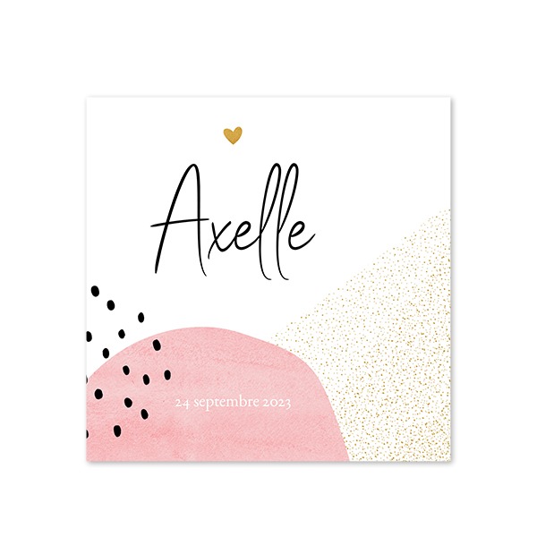 Faire-part carré (14,3 cm x 14,3 cm) Faire-part carré (14,3 cm x 14,3 cm)