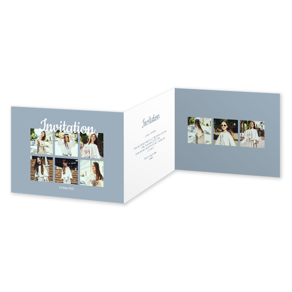Double Folded Card Landscape 14,3 x 10 cm Double Folded Card Landscape 14,3 x 10 cm