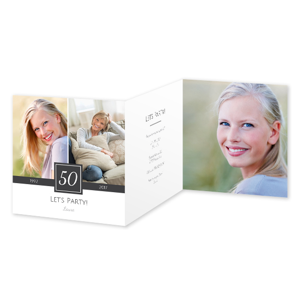 Double Folded Card Square 14,3 x 14,3 cm