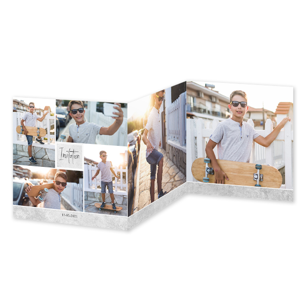 Double Folded Card Square 14,3 x 14,3 cm Double Folded Card Square 14,3 x 14,3 cm