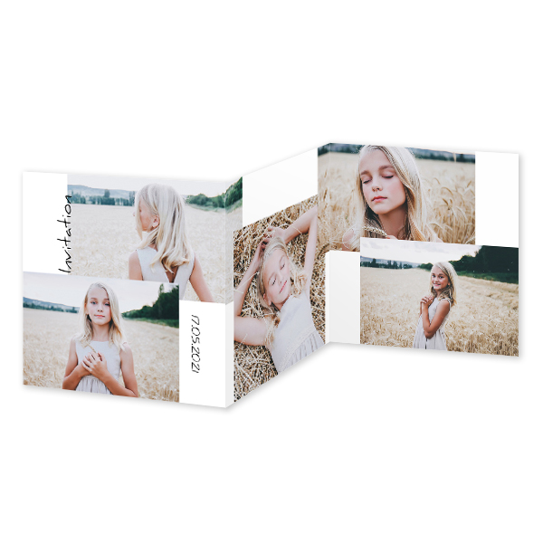 Double Folded Card Square 14,3 x 14,3 cm Double Folded Card Square 14,3 x 14,3 cm