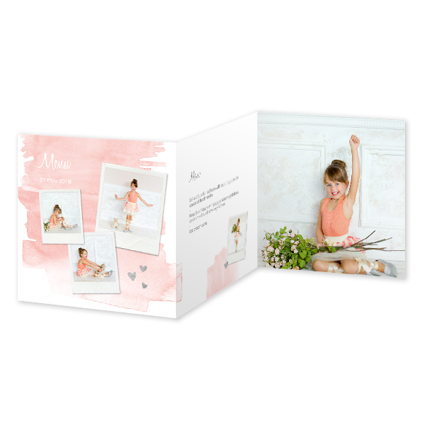 Double Folded Card Square 14,3 x 14,3 cm Double Folded Card Square 14,3 x 14,3 cm