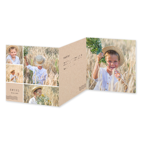 Double Folded Card Square 14,3 x 14,3 cm Double Folded Card Square 14,3 x 14,3 cm