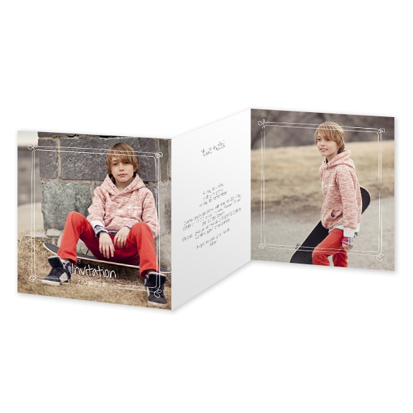 Double Folded Card Square 14,3 x 14,3 cm Double Folded Card Square 14,3 x 14,3 cm