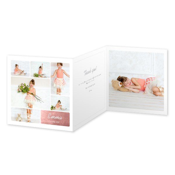 Double Folded Card Square 14,3 x 14,3 cm Double Folded Card Square 14,3 x 14,3 cm