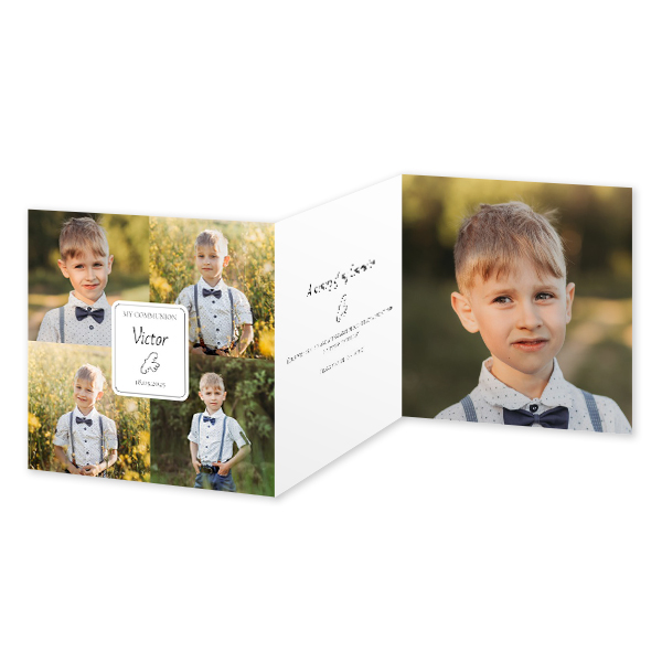 Double Folded Card Square 14,3 x 14,3 cm