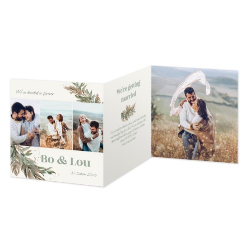 Double Folded Card Square 14,3 x 14,3 cm