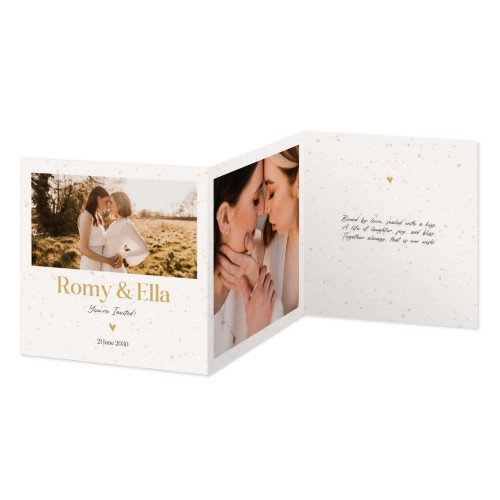 Double Folded Card Square 14,3 x 14,3 cm Double Folded Card Square 14,3 x 14,3 cm