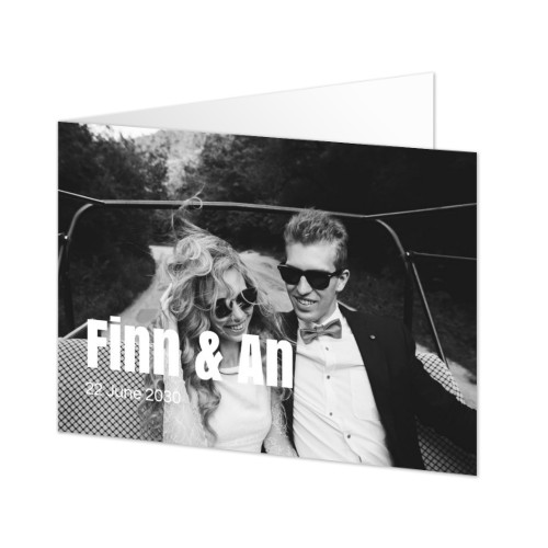 Foldede Fotokort Landskab 14,3 x 10 cm