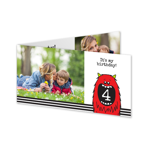Foldede Fotokort Pano Landskab 19,6 x 9,3 cm