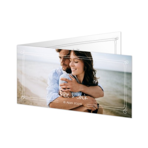 Folded Card Panoramic Landscape 19,6 x 9,3 cm Folded Card Panoramic Landscape 19,6 x 9,3 cm