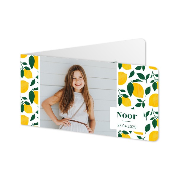 Foldede Fotokort Pano liggende runde hjørner 19,6 x 9,3 cm