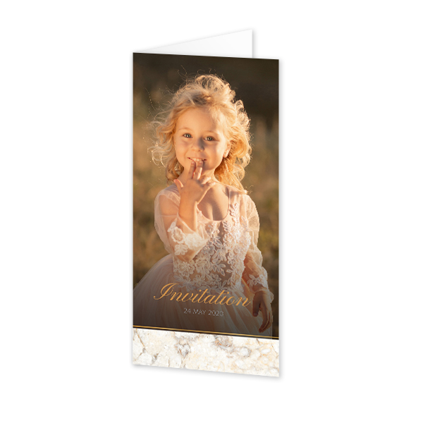 Foldede Fotokort Pano Portræt 9,3 x 19,6 cm