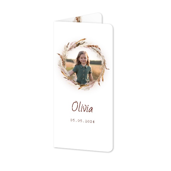 Vikta Fotokort Pano Stående rundade hörn 9,3 x 19,6 cm