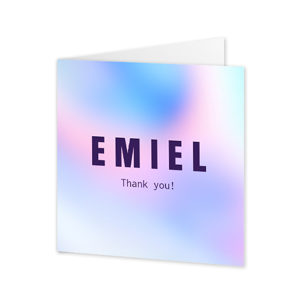 Folded Card Square 14,3 x 14,3 cm Folded Card Square 14,3 x 14,3 cm