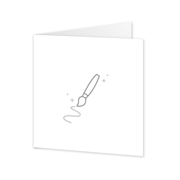 Folded Card Square 14,3 x 14,3 cm Folded Card Square 14,3 x 14,3 cm