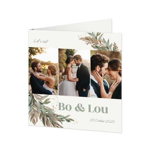 Folded Card Square 14,3 x 14,3 cm