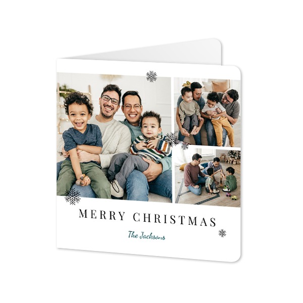 Folded Card square rounded corners 14,3 x 14,3 cm