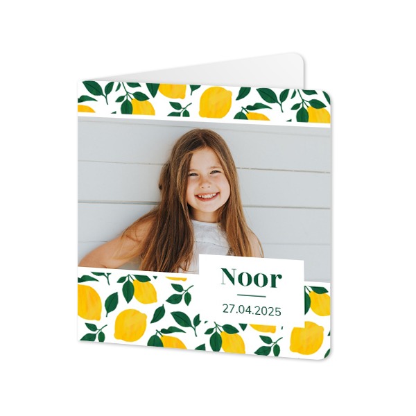Foldede Fotokort kvadratisk runde hjørner 14,3 x 14,3 cm