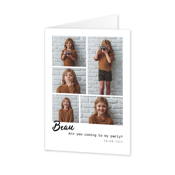 Folded Card Portrait 10 x 14,3 cm Folded Card Portrait 10 x 14,3 cm