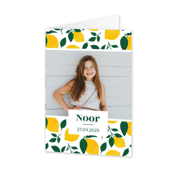 Foldede Fotokort Portræt 10 x 14,3 cm