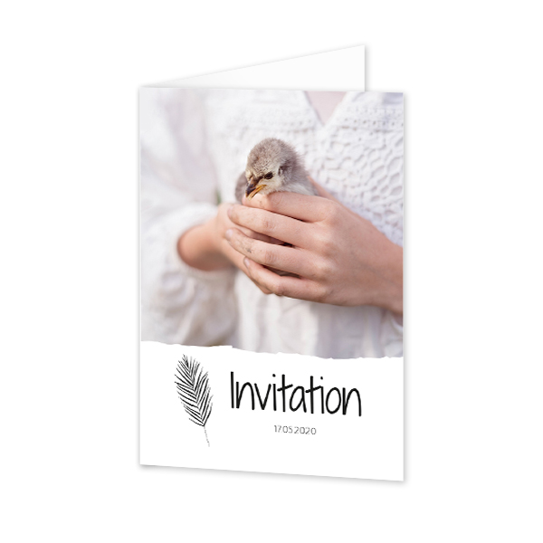 Folded Card Portrait 10 x 14,3 cm Folded Card Portrait 10 x 14,3 cm