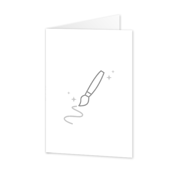 Folded Card Portrait 10 x 14,3 cm