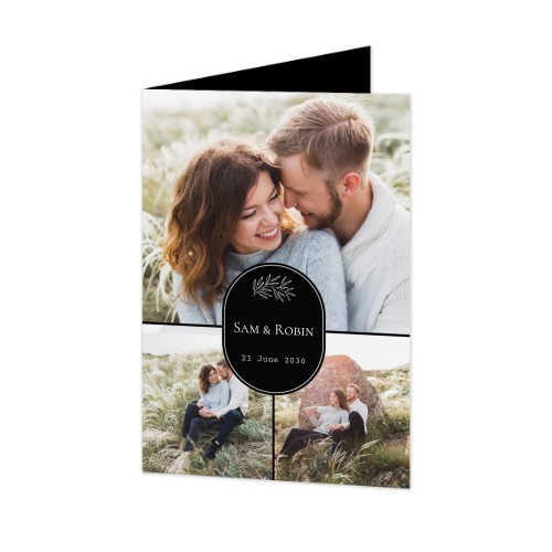 Foldede Fotokort Portræt 10 x 14,3 cm