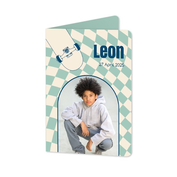 Folded Card portrait rounded corners 10 x 14,3 cm