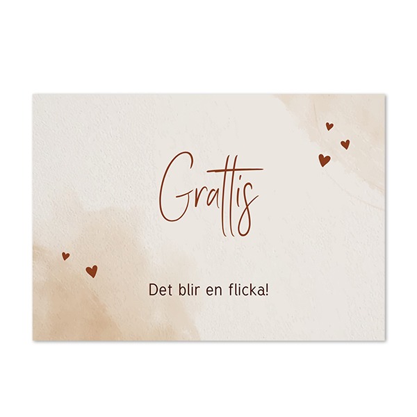 Personligt hälsningskort