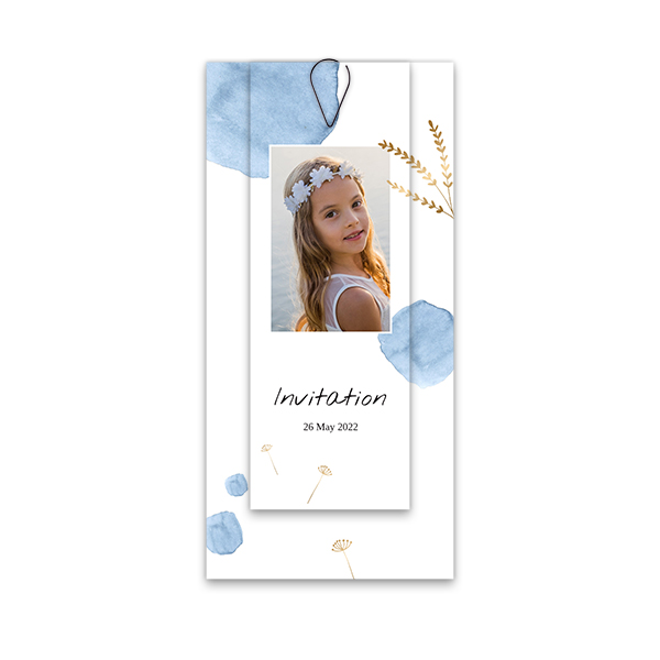 Kort i flere dele sort - 12 stk 9,3 x 19,6 cm