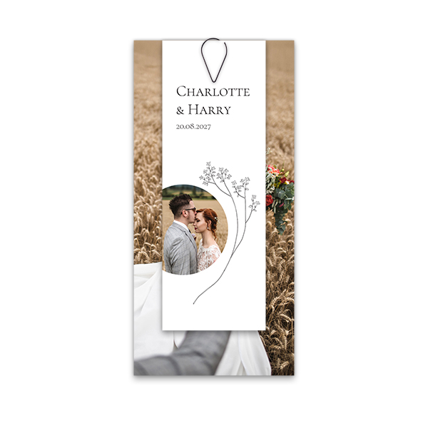Kort i flere dele sort - 12 stk 9,3 x 19,6 cm Kort i flere dele sort - 12 stk 9,3 x 19,6 cm