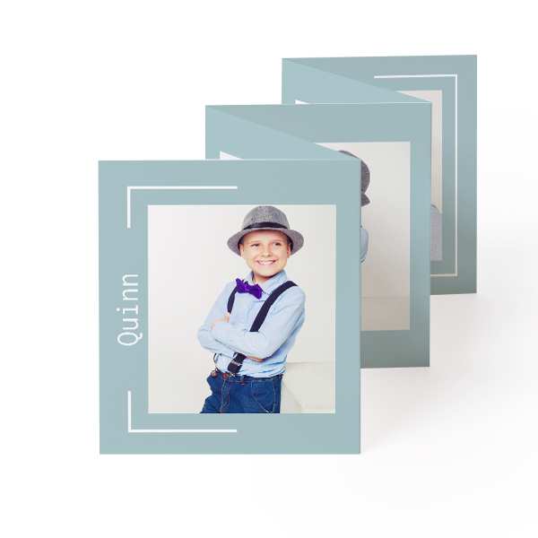 Fold out photo card Portrait (7,1 x 8,8 cm) Fold out photo card Portrait (7,1 x 8,8 cm)