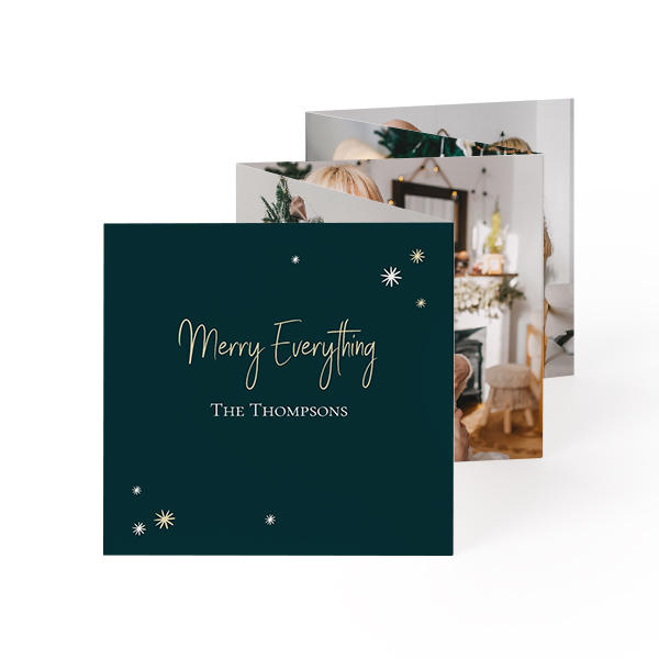 Fold out photo card Square (8 x 8 cm) Fold out photo card Square (8 x 8 cm)
