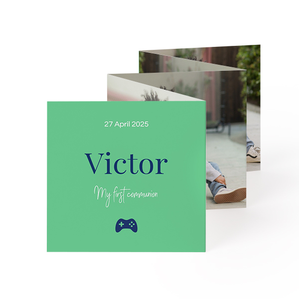 Fold out photo card Square (8 x 8 cm) Fold out photo card Square (8 x 8 cm)