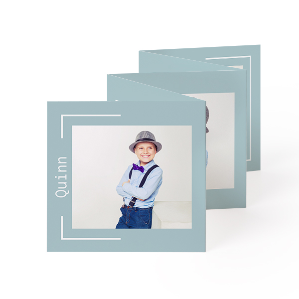 Fold out photo card Square (8 x 8 cm) Fold out photo card Square (8 x 8 cm)