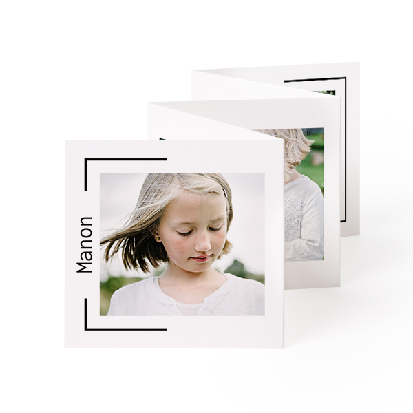 Carte portfolio Carré (8 x 8 cm) Carte portfolio Carré (8 x 8 cm)