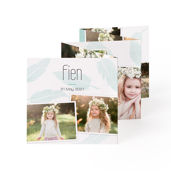 Fold out photo card Square (8 x 8 cm) Fold out photo card Square (8 x 8 cm)
