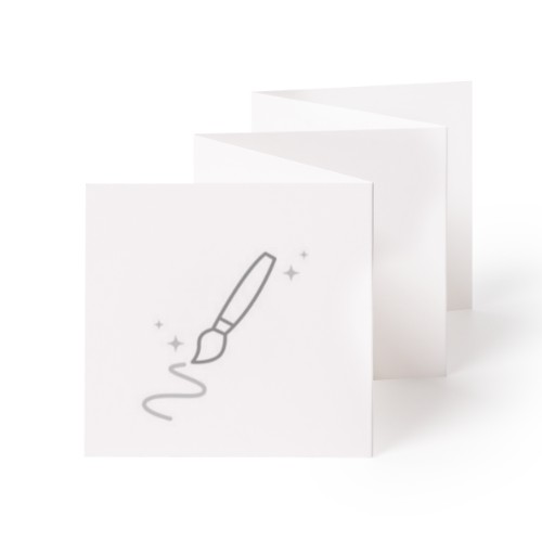 Carte portfolio Carré (8 x 8 cm)