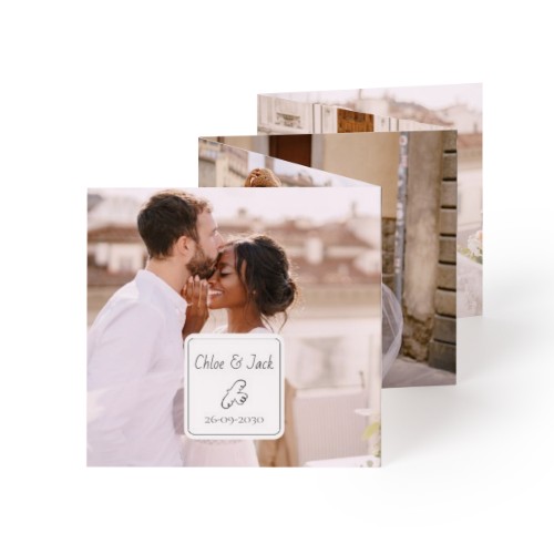 Fold out photo card Square (8 x 8 cm) Fold out photo card Square (8 x 8 cm)